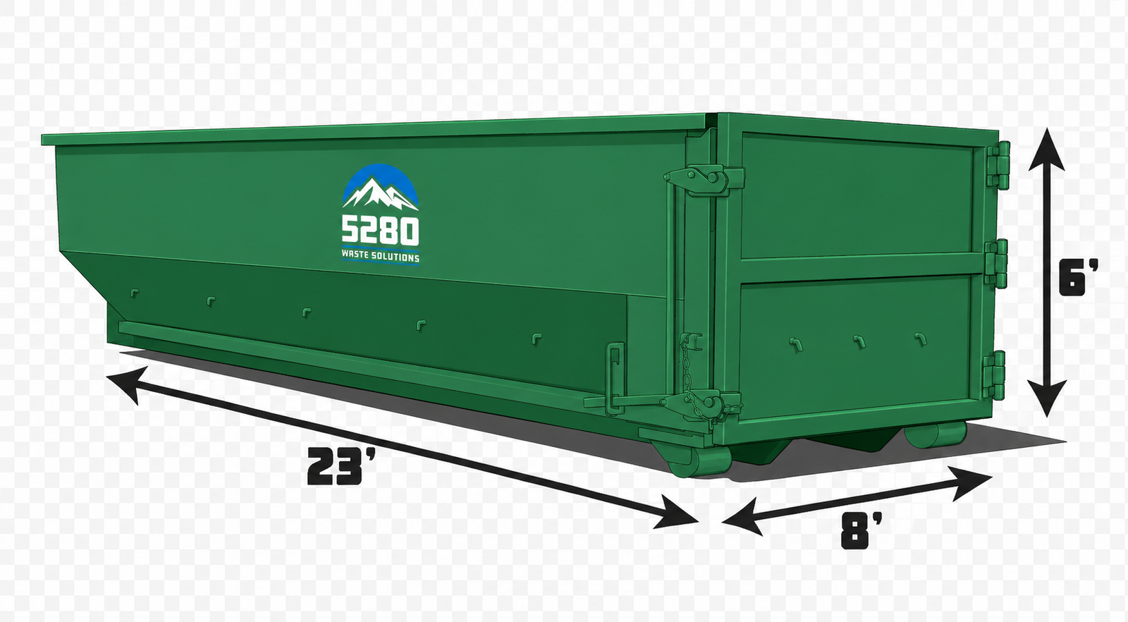 Roll-off container for whole-home cleanout in Denver Metro